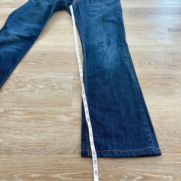 Diesel Men's Deep Indigo Bootcut Jeans size 32